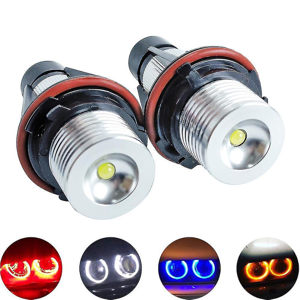 2 Led-angel-eyes-lampen Für Positionsleuchten (modelle E39, E53, E60, E61, E63, E64, E65, E66, E87, 525i, 530i, Xi, 545i, M5)