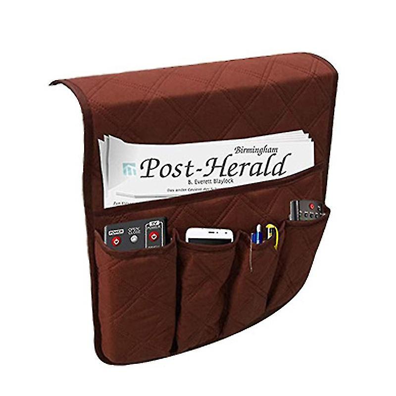 Hängende Aufbewahrungstasche Für Armlehne, Hängende Sitztasche, Seitentasche, Kaffee