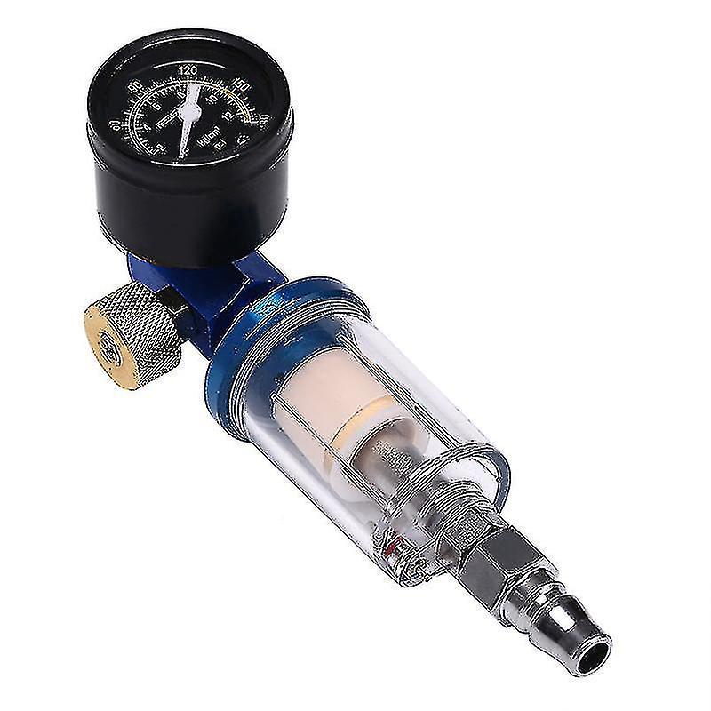 Farbspritzpistolen-set, Luftregler, Manometer, Inline-luft-/öl-/wasserabscheiderfilter