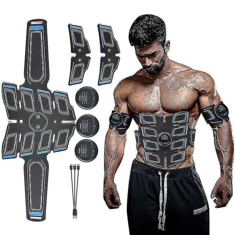 Abdominales Elektrostimulationsgerät Für Muskelübungen, Intelligentes Ems-fitnessgerät Für Männer.