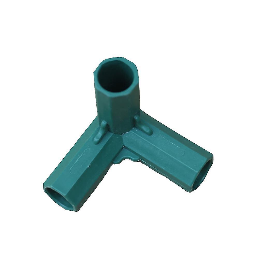 Set Mit 2 X 16-mm-3-wege-winkelstücken Für Pvc-rohre, T-stücke, Robuste Verbinder Für Gewächshauskonstruktionen Und -möbel, Zeltverbinder – Rechtwinkliges T-stück
