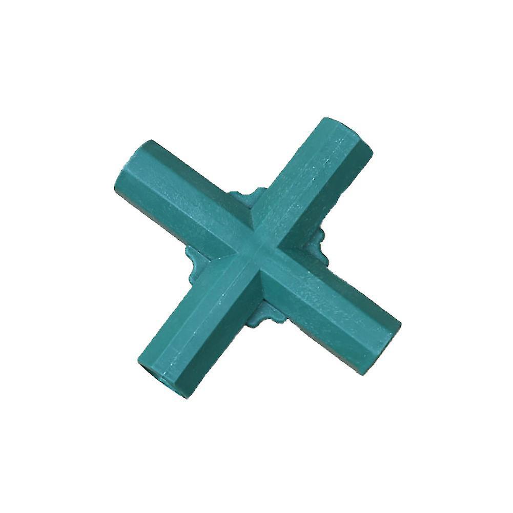 Set Aus 2 3-wege-16-mm-winkelstücken Für Pvc-rohre, Robuste Verbinder Für Gewächshauskonstruktionen Und -möbel, Kreuzverbindung Für Zelte.