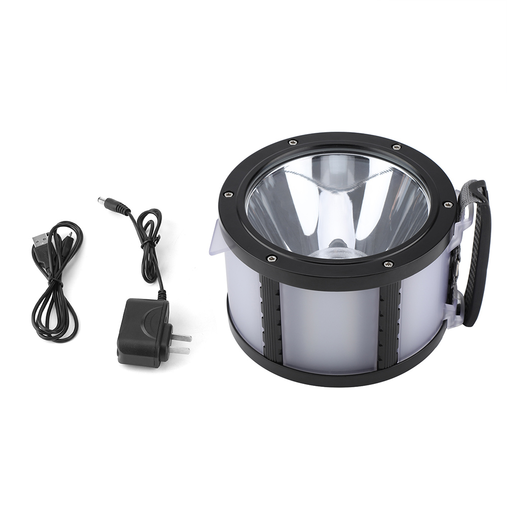 Wiederaufladbare Led-campinglampe Per Usb, Tragbare Notleuchte Für Den Außenbereich, 80–240 V Europäischer Stecker