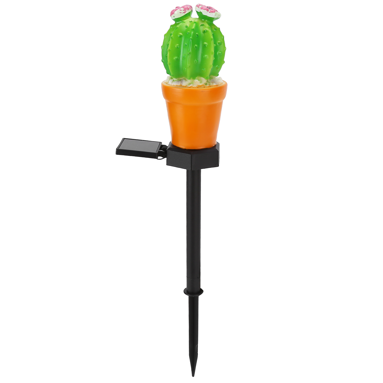Solar-gartenleuchte – Led-außenleuchte Mit Erdspieß, Ip65 Wasserdicht – Kaktus-design Mit Einem Leuchtenkopf