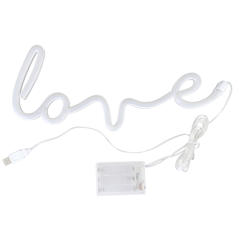Elegante Led-wanddekoration Mit Englischen Buchstaben Für Hochzeiten, Zuhause Und Partys