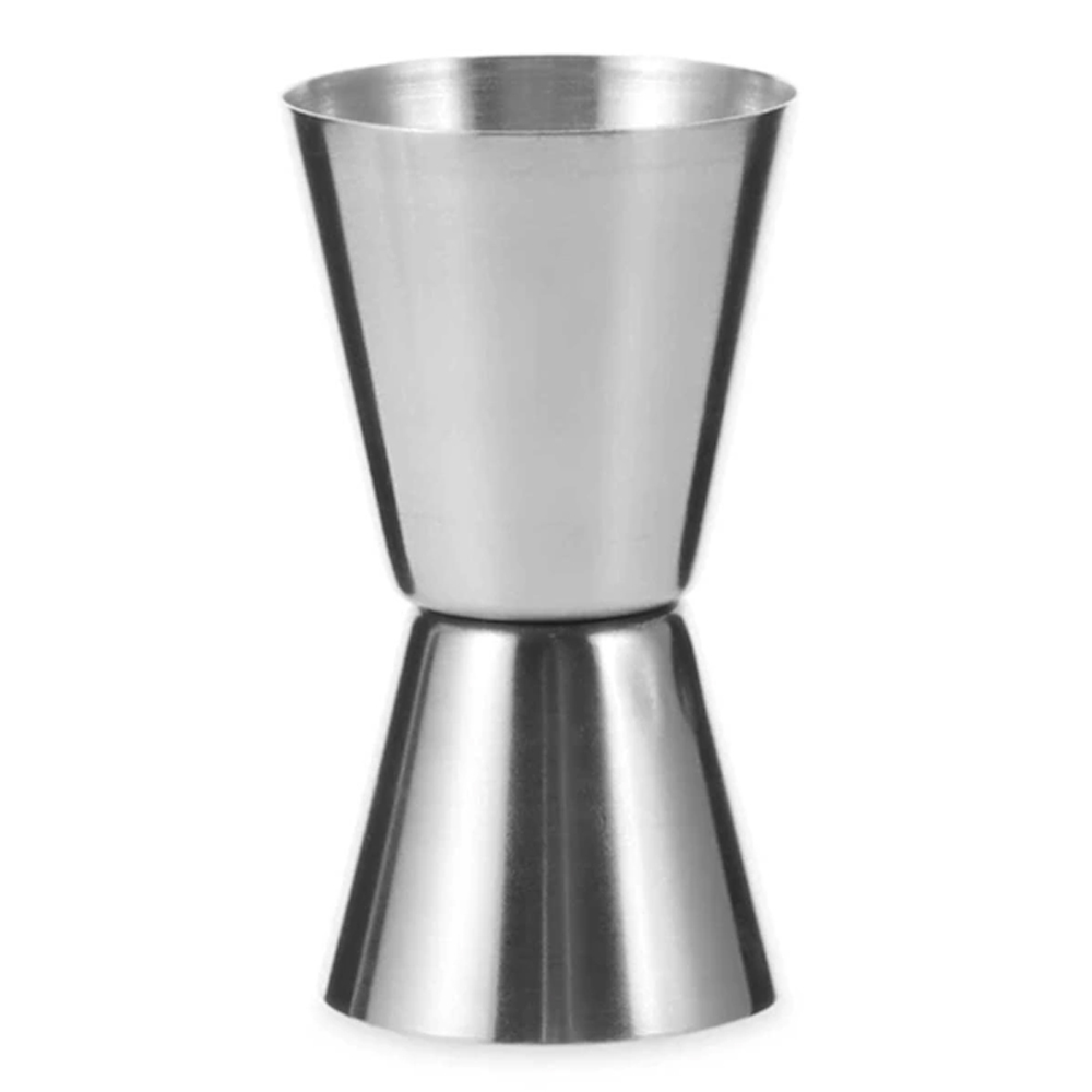 Doppelseitiger Messbecher – 30/60 Ml Silbernes Cocktailmessglas