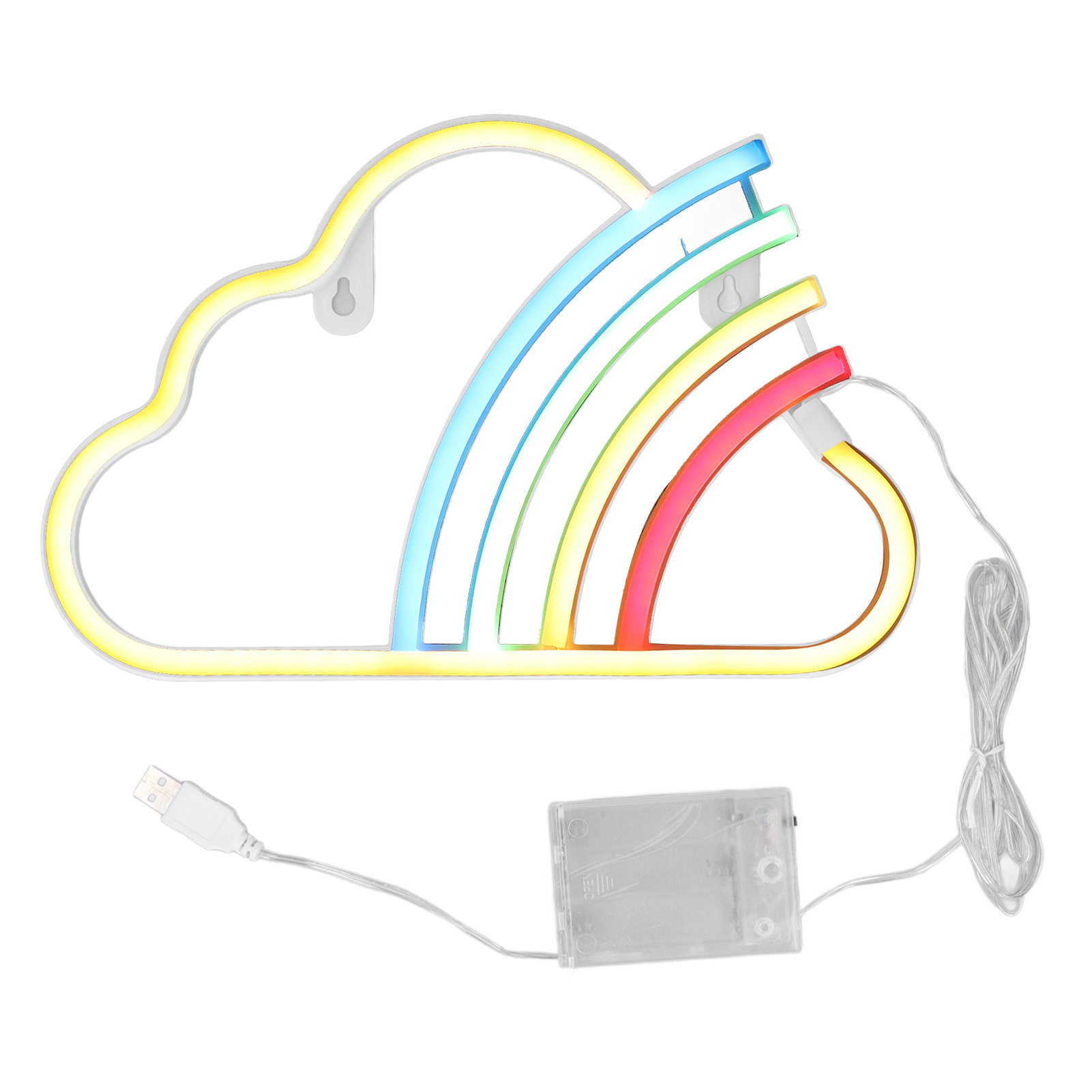 Dekorative Led-neon-wandleuchte, Usb-betrieben, Für Wohnzimmer Und Schlafzimmer