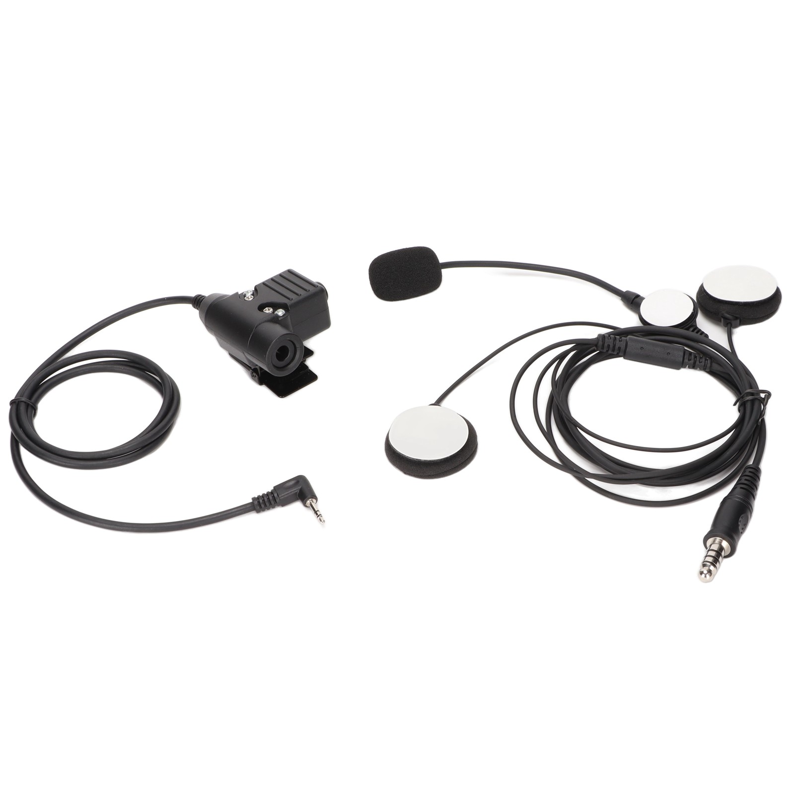 7,1-mm-bilateral-motorrad-headset-kit Mit Ptt U94 Für Motorola T5428 6200c T80 Und Andere 2,5-mm-intercoms