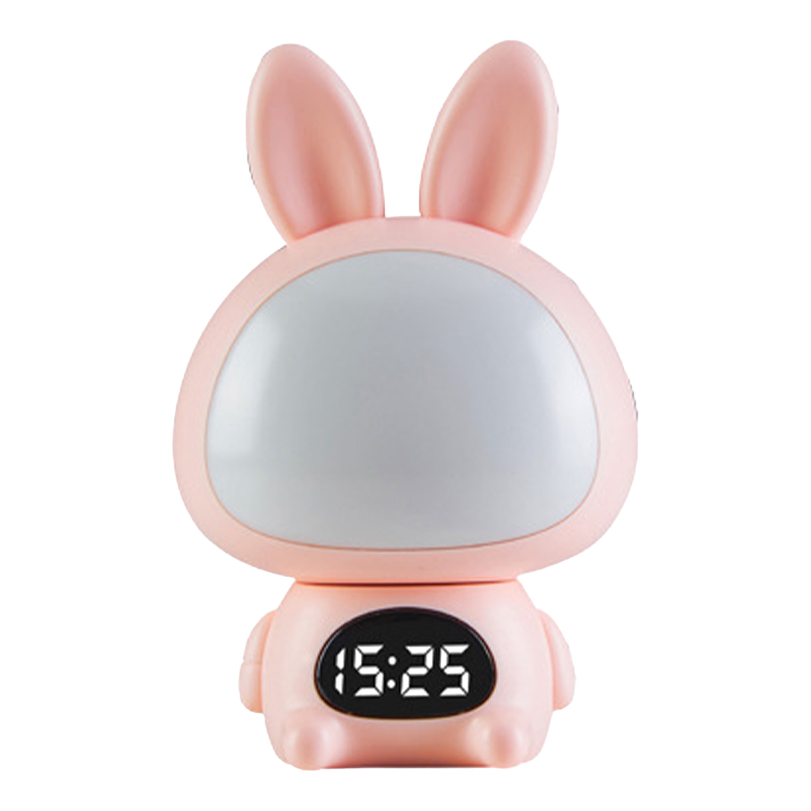 Niedliches Rosa Hasen-led-nachtlicht Mit Fernbedienung – Baby-nachttischlampe, Augenschutz, Monochromer Stil, Nachtlicht Für Schlafzimmer Und Nachttisch.