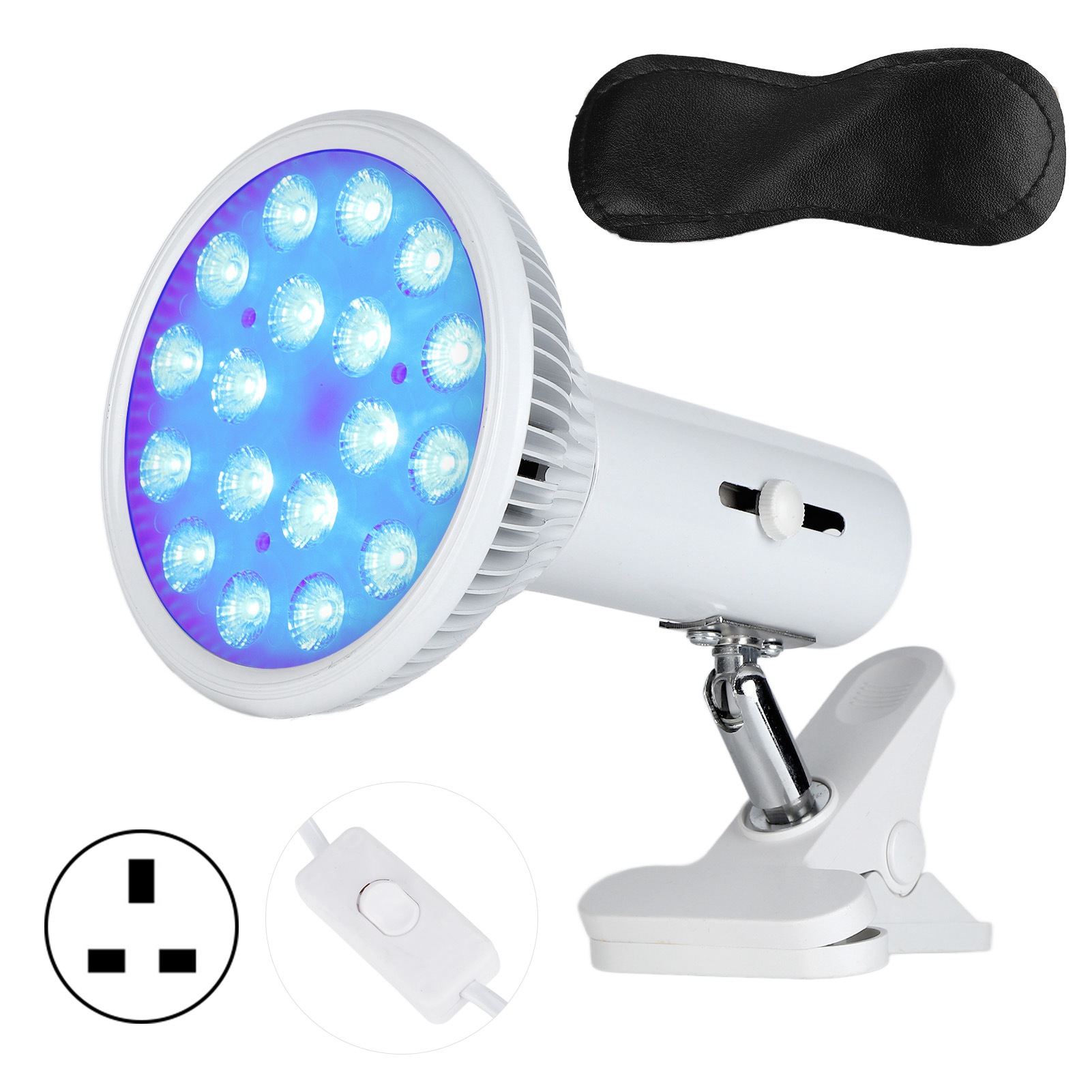 Tragbare Led-lichttherapielampe Für Babys – Behandlung Von Akne Und Neugeborenengelbsucht – Inklusive 110–240-v-netzteil (uk).
