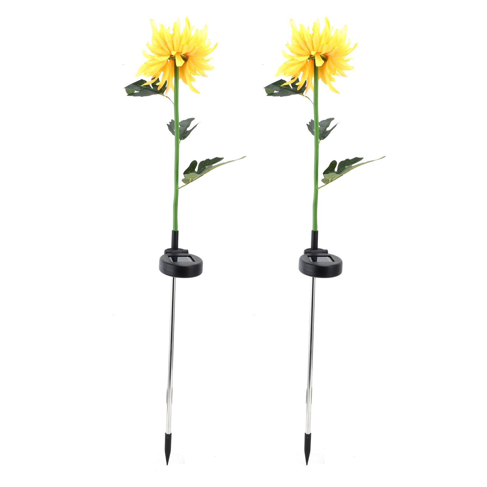 Chrysanthemen-led-solarleuchten (2 Stück) Für Garten- Und Terrassendekoration