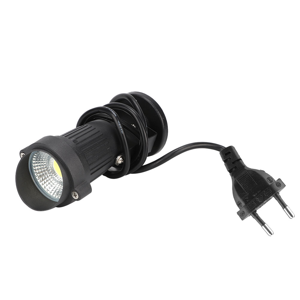 5-w-led-außenleuchte, Aluminium, Ip65 Wasserdicht, 1 M Kabel, Eu-stecker, Kaltweißes Licht, Langlebige Gartenbeleuchtung