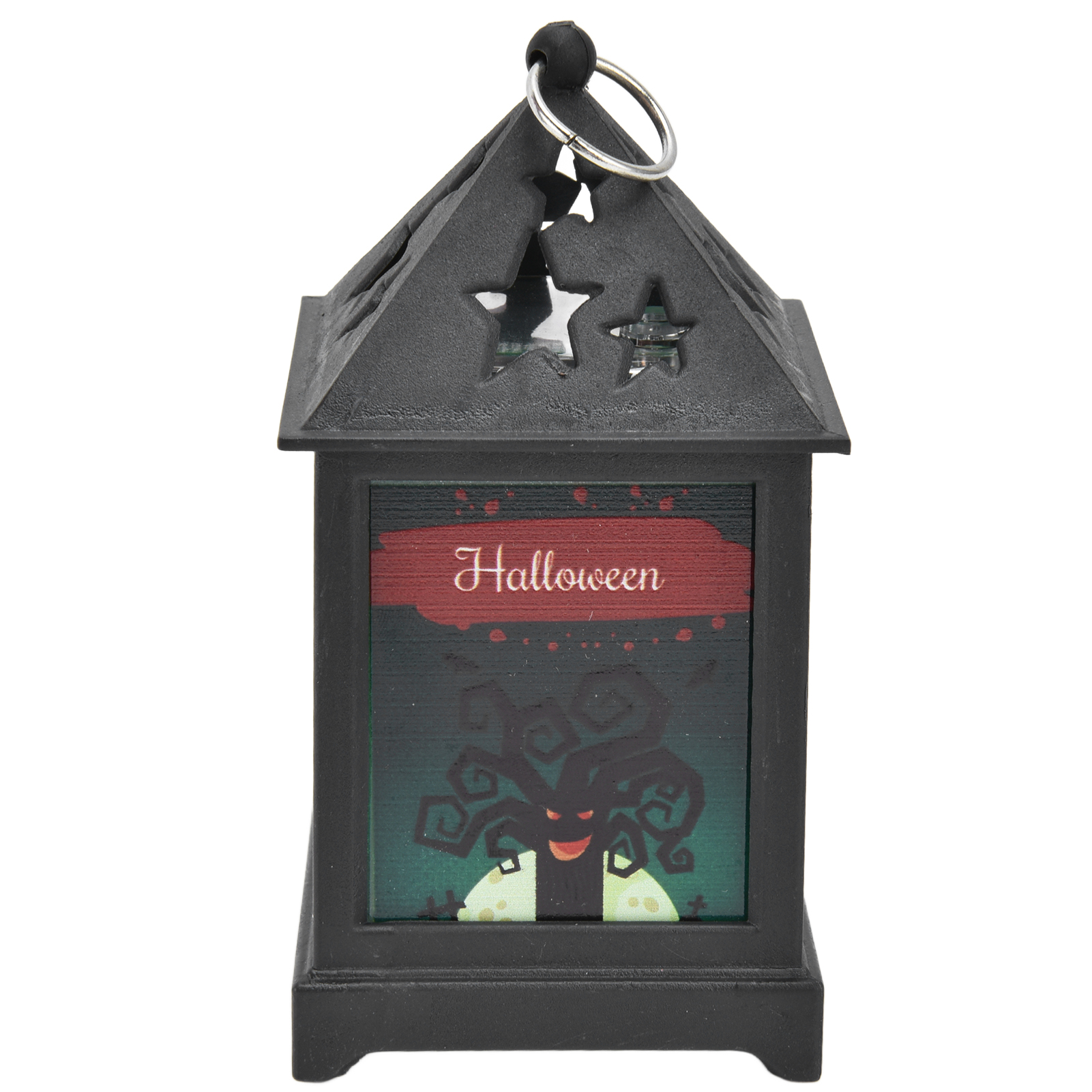 Tragbare Led-halloweenlaterne Mit Flackerndem Kerzenlichteffekt Für Schaurig-schöne Dekoration Und Gruselige Partys