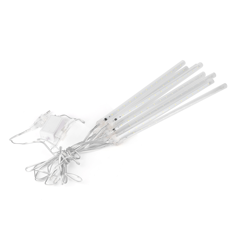 Lichterkette Mit 144 Leds, Wasserdicht, Für Garten Und Haus, Gelbes Wasserfalllicht, 220-v-eu-stecker