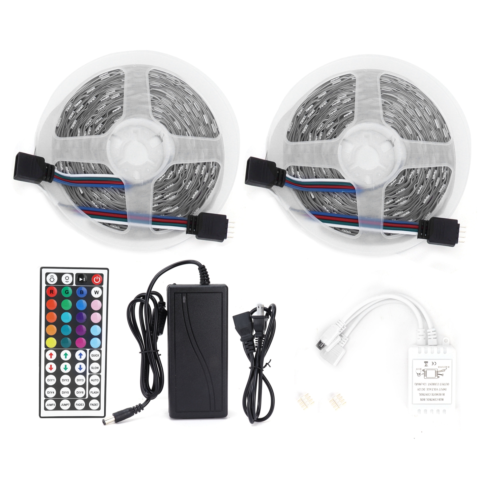 10 M Rgb-led-streifen, 300 Leds, Dimmbar, 12 V, Für Die Innen- Und Außendekoration, Netzteil 100–240 V