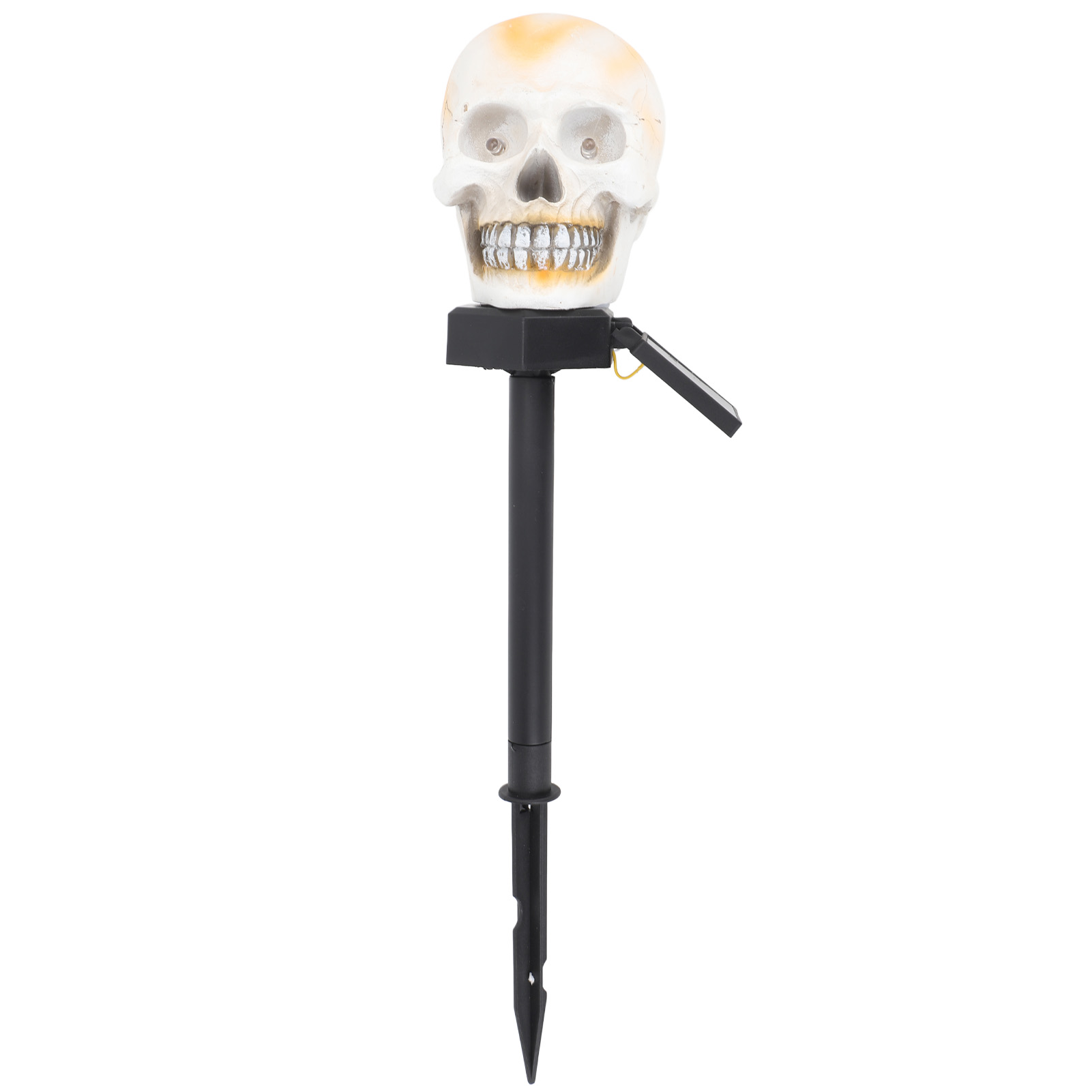 Solarbetriebene Totenkopf-gartenlaterne Mit Bewegungssensor Für Halloween, Gartenpartys Und Als Einfahrtsdekoration