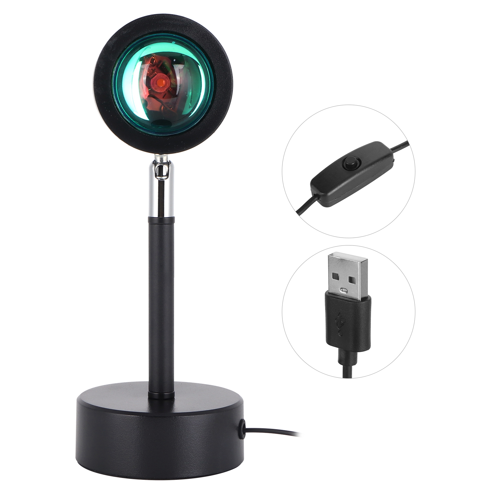 Led-projektor-ambientebeleuchtung, Usb-dekorationslampe Für Drinnen, Zu Hause, Im Garten, Partys
