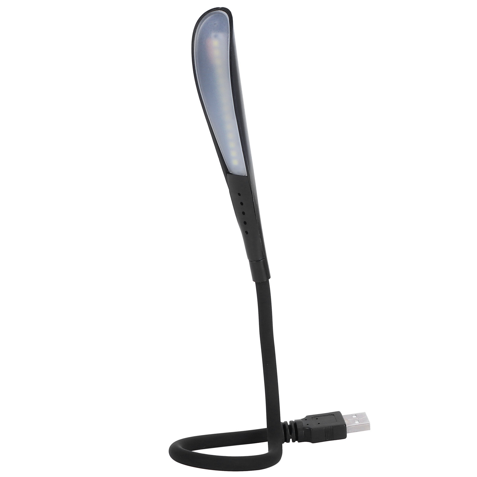 Flexible Usb-schreibtischlampe Mit 14 Leds, Einstellbarer Helligkeit Und Touch-steuerung Für Laptops Und Pcs