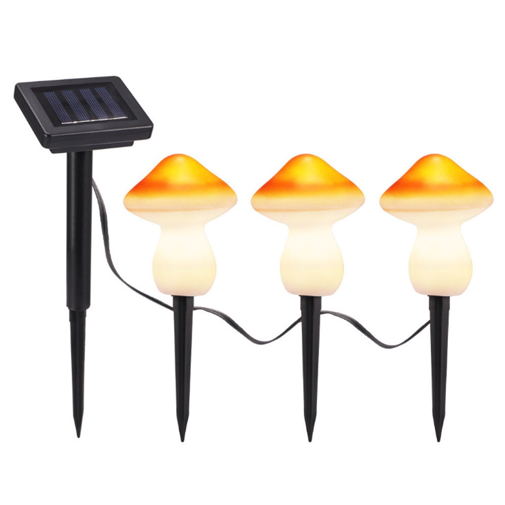 Pilzförmige Solar-gartenleuchte – Wasserdichte Led-beleuchtung Für Gartenwege