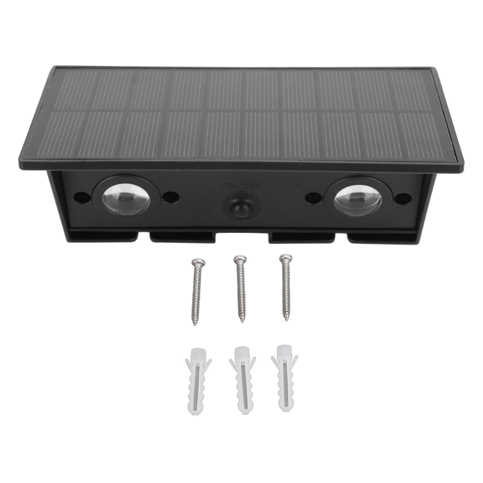 Solarbetriebene Led-wandleuchte Mit Bewegungsmelder, 4 Warmweiße Leds, 1500 Mah, Ip54, Für Garten Und Außenbereich