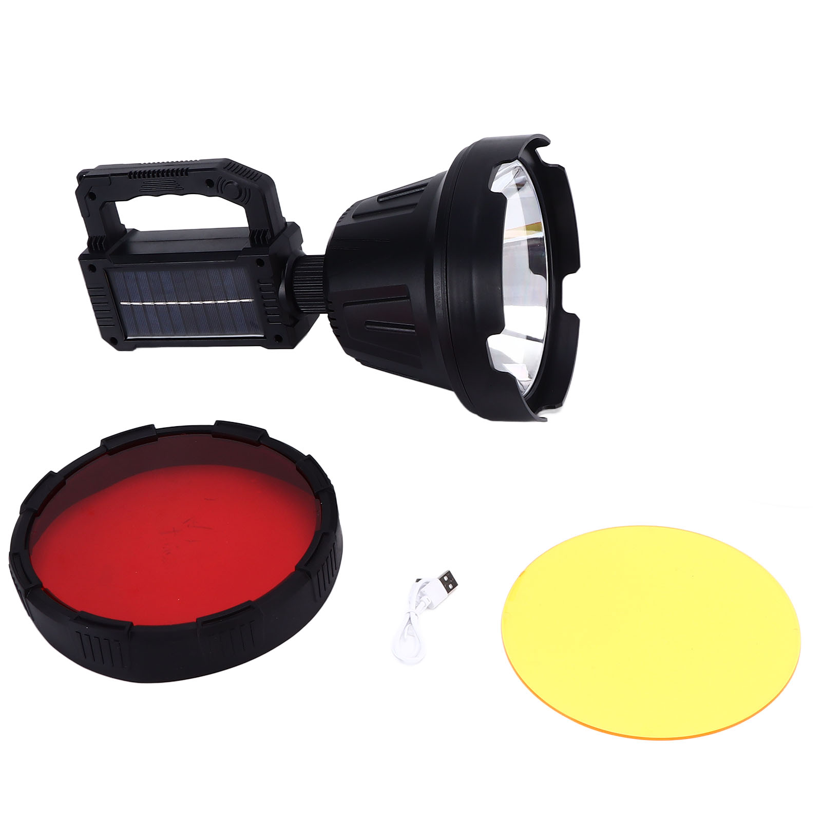 Wiederaufladbare Led-taschenlampe Mit Akkuanzeige Und Umweltfreundlichem Design