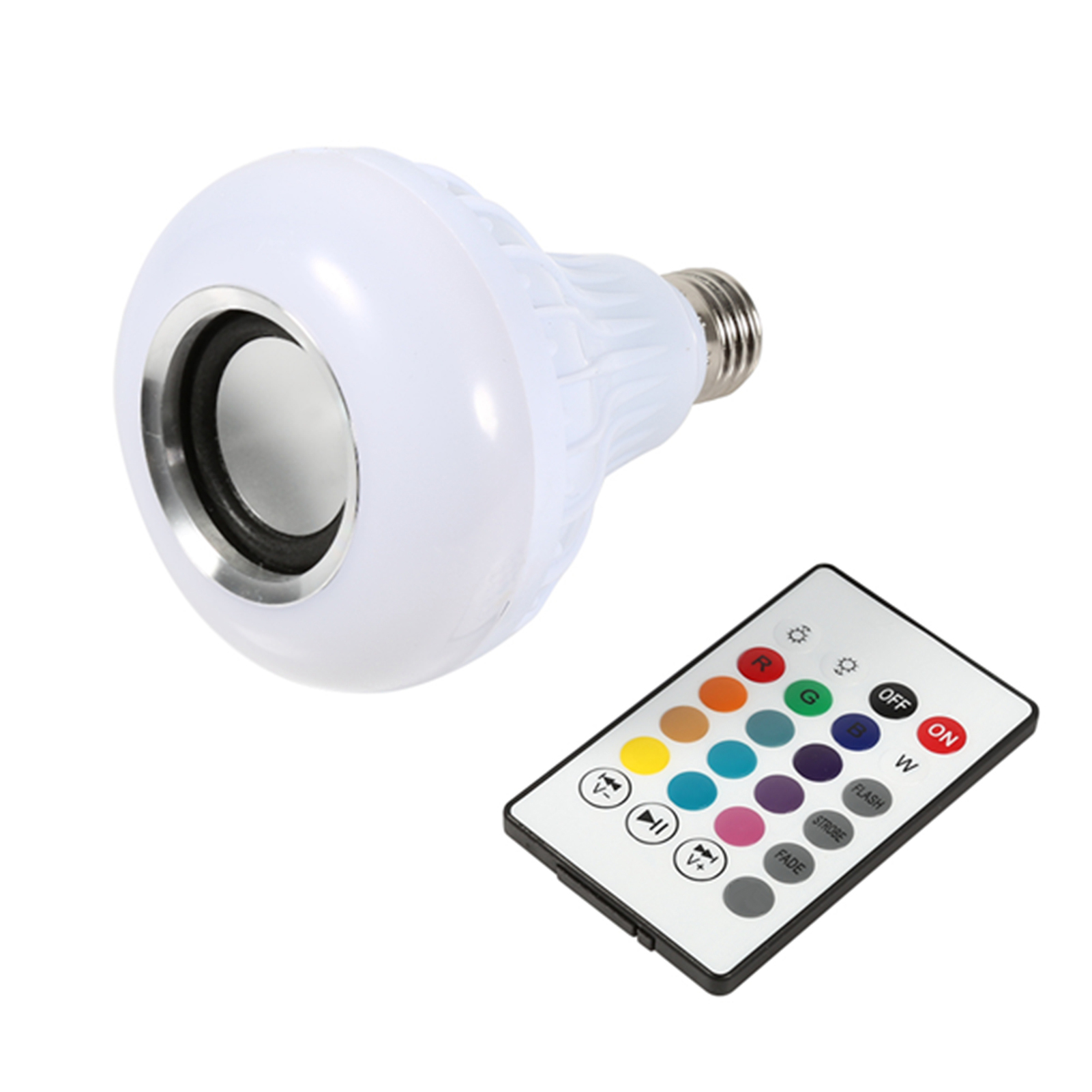 E27 12w Rgb Bluetooth-lampe Mit Lautsprecher, Fernbedienung Und Musiksteuerung