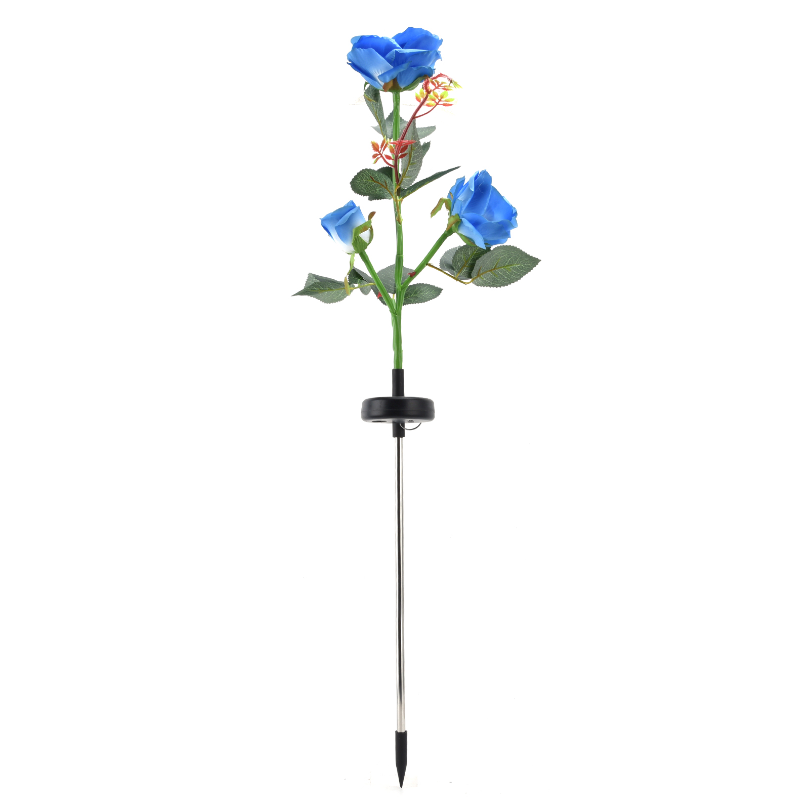 Rosa Led-solarlampe Für Garten Und Außendekoration, Bodenleuchte Zum Bepflanzen