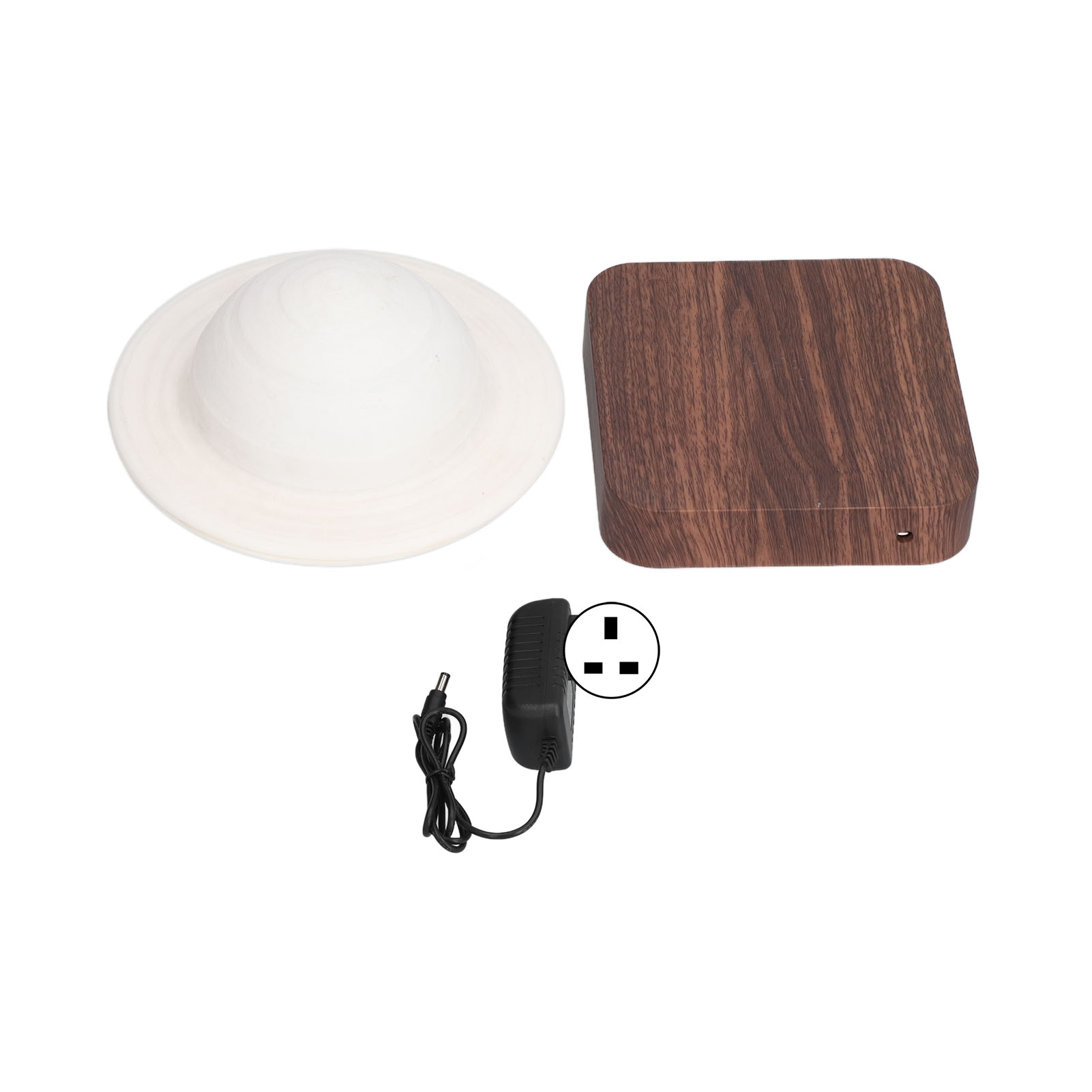 3d-magnet-schwebekugellampe – 3 Lichtmodi, Netzbetrieb, Uk-stecker
