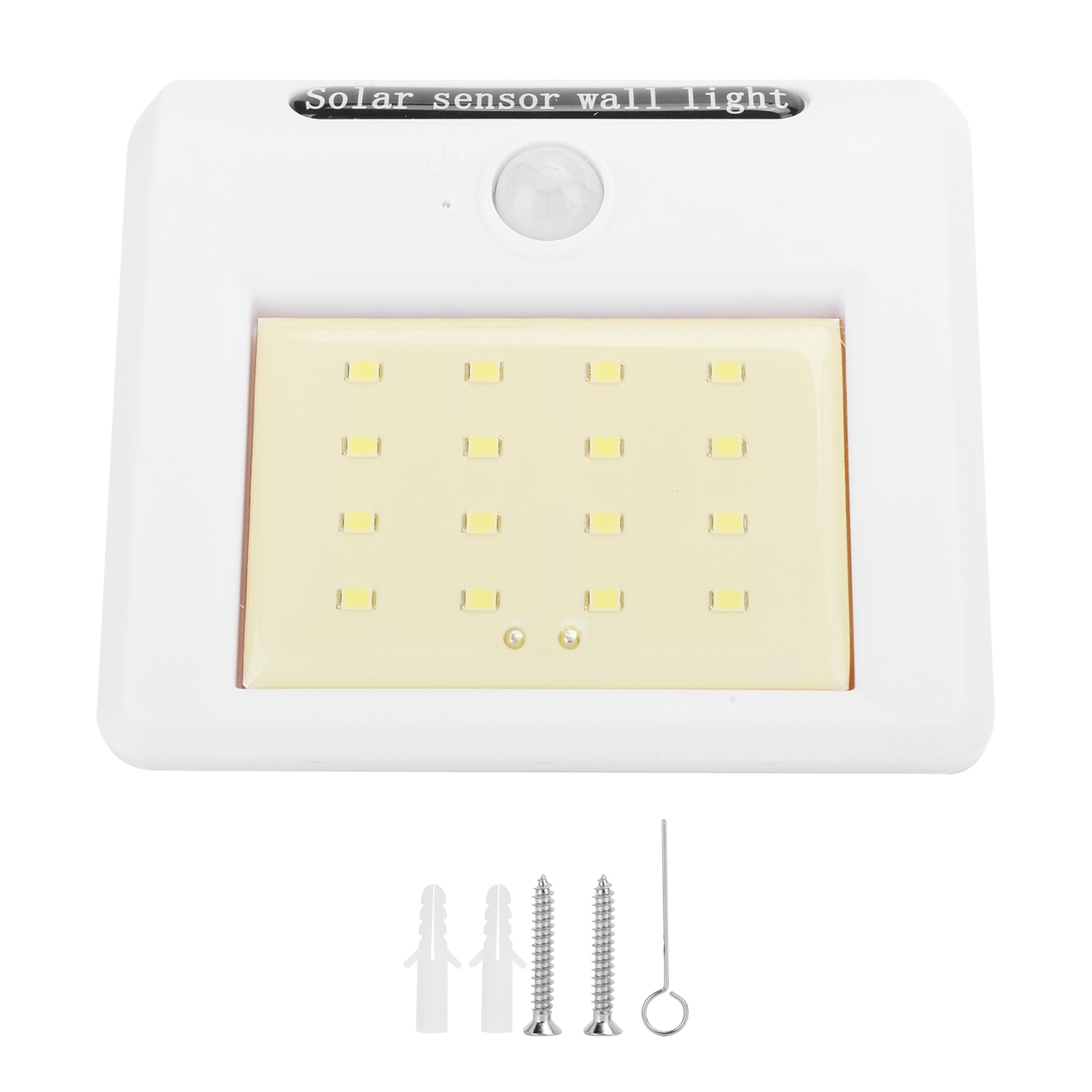 Solar-außenleuchte Mit Bewegungsmelder, 16 Leds Für Garten- Und Wandbeleuchtung