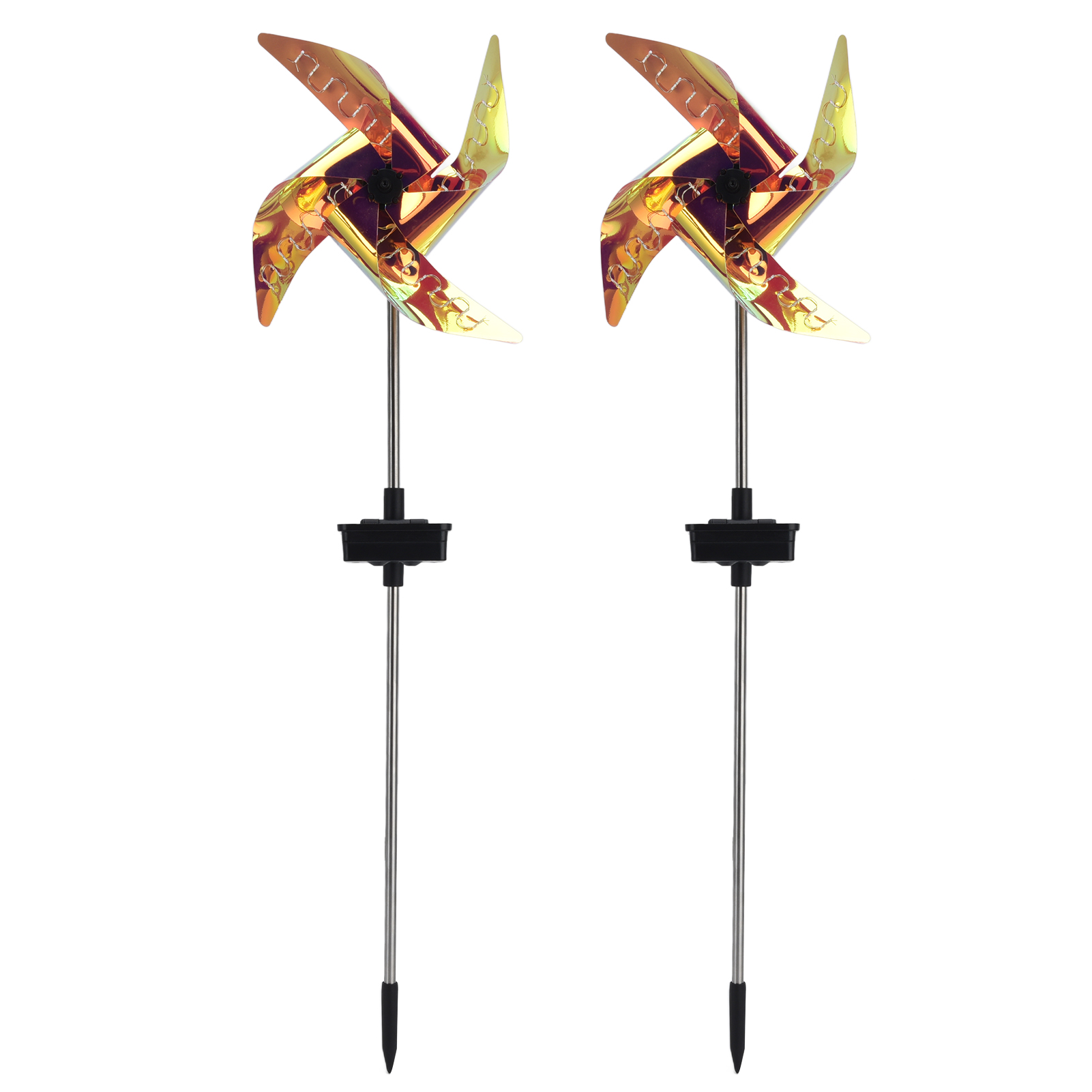 2-teilige Led-solarleuchten Für Garten, Terrasse, Einfahrt Und Außenbereiche