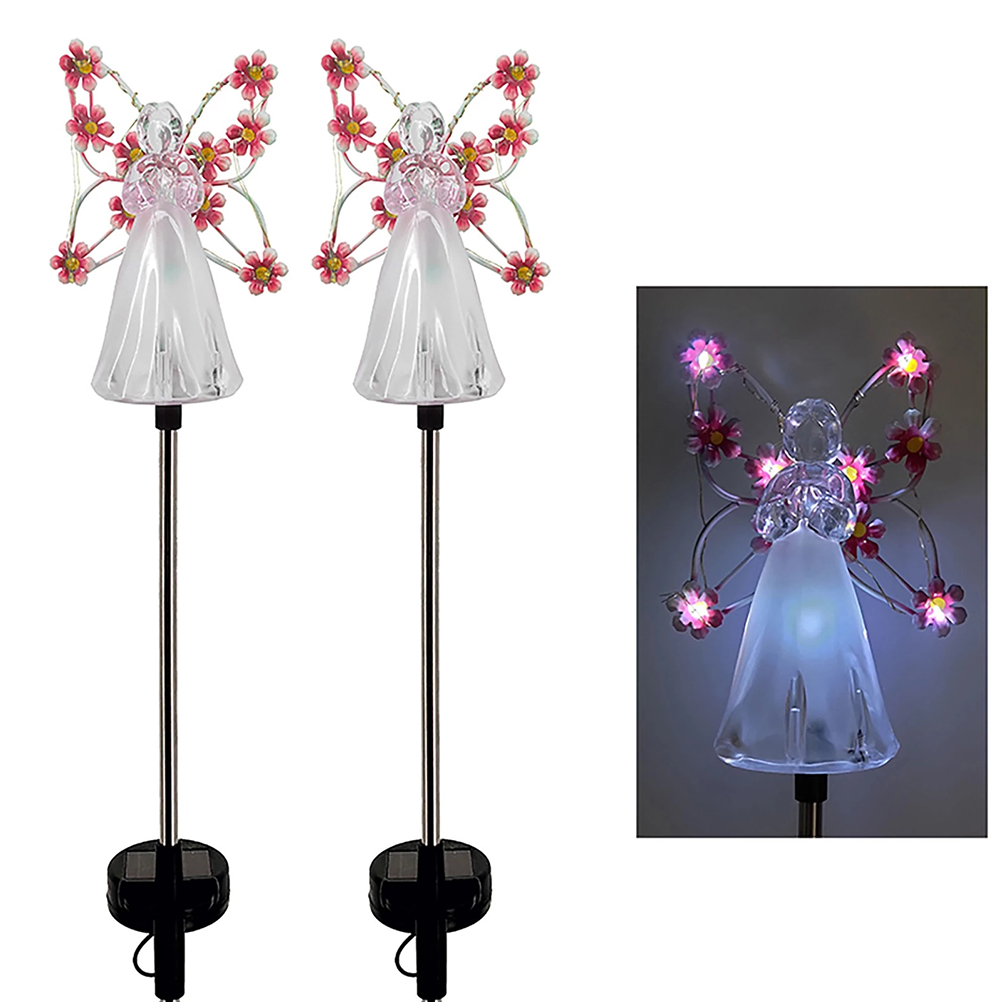 Led-solarengel, Wasserdichte Außendekoration Für Gartenpartys, Halloween Und Weihnachten