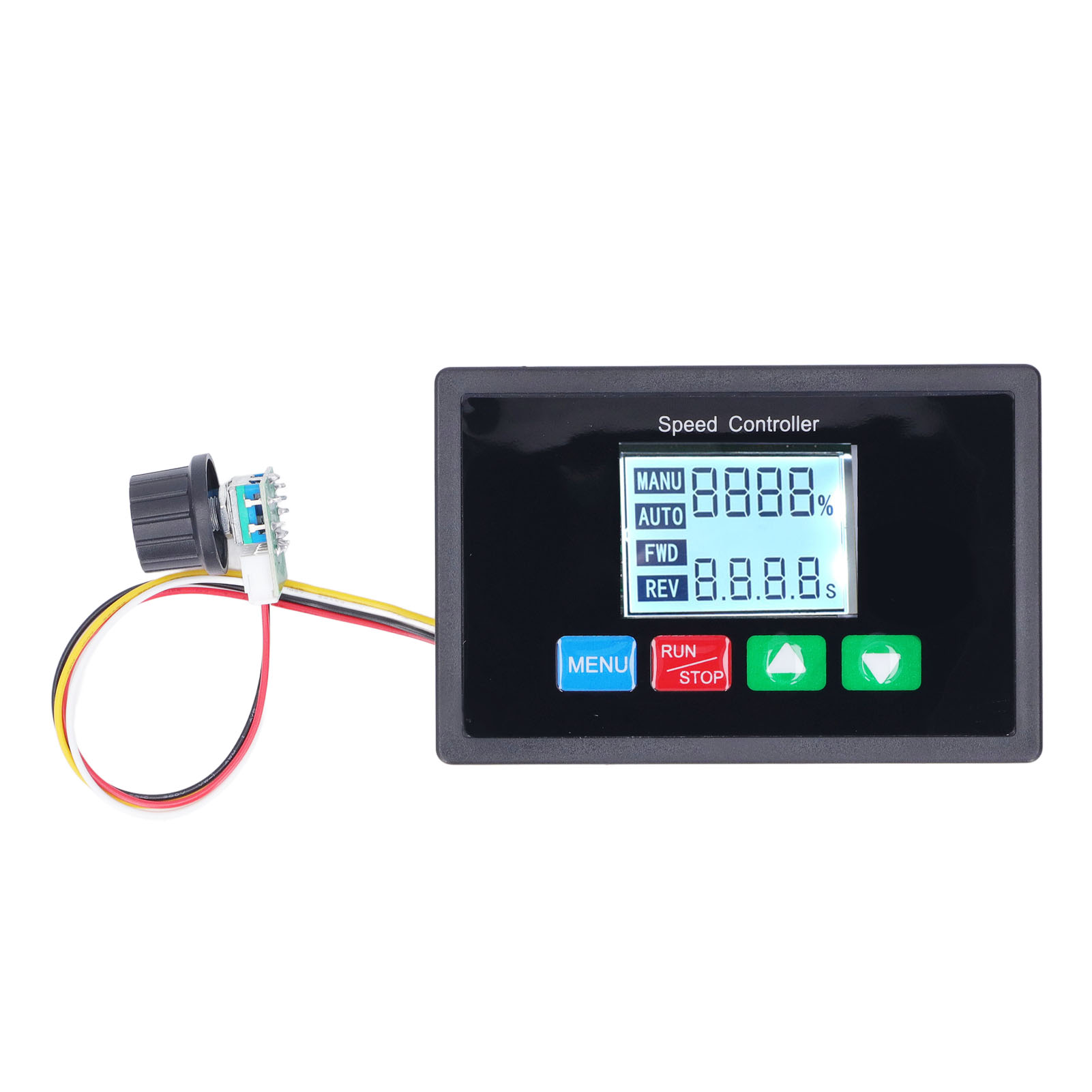 Drehzahlregler Für Gleichstrommotoren Mit Lcd-display Und Drehrichtungsumkehr, 10–55 V