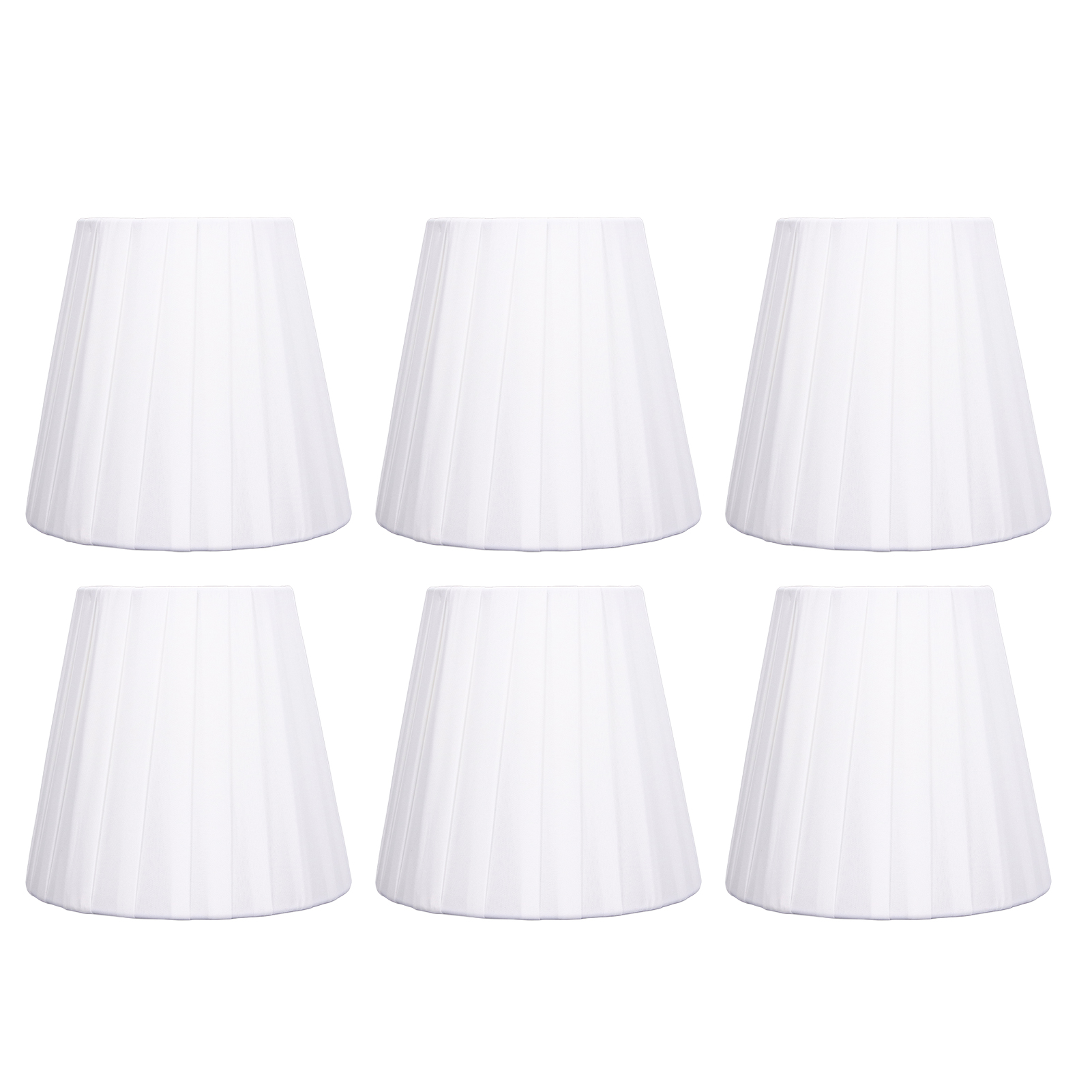 Set Mit 6 Kugelförmigen Lampenschirmen Für Wandleuchten, Kronleuchter Oder Stehlampen
