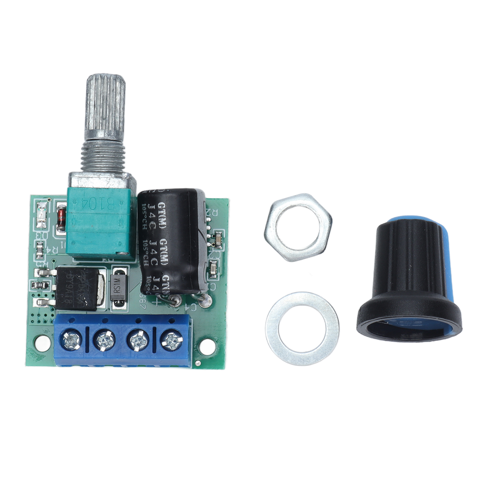 0-5a Pwm-drehzahlregler Für 4,5v-35v Gleichstrommotoren Mit Drehknopf Und Led-anzeige