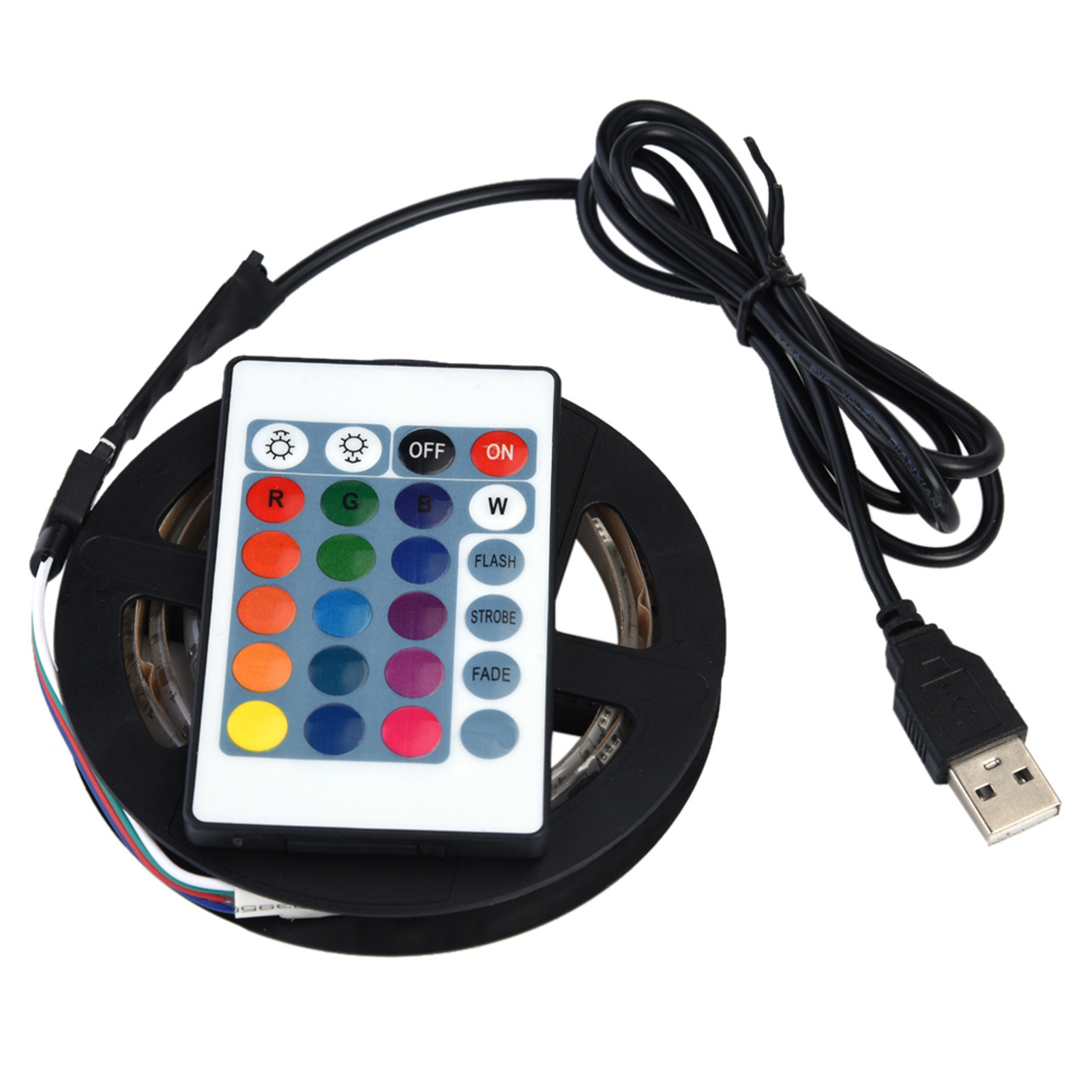 5050 Rgb 5v Usb Led-streifen, Wasserdicht, Flexibel, 1 M, 30 Leds Für Tv-hintergrundbeleuchtung