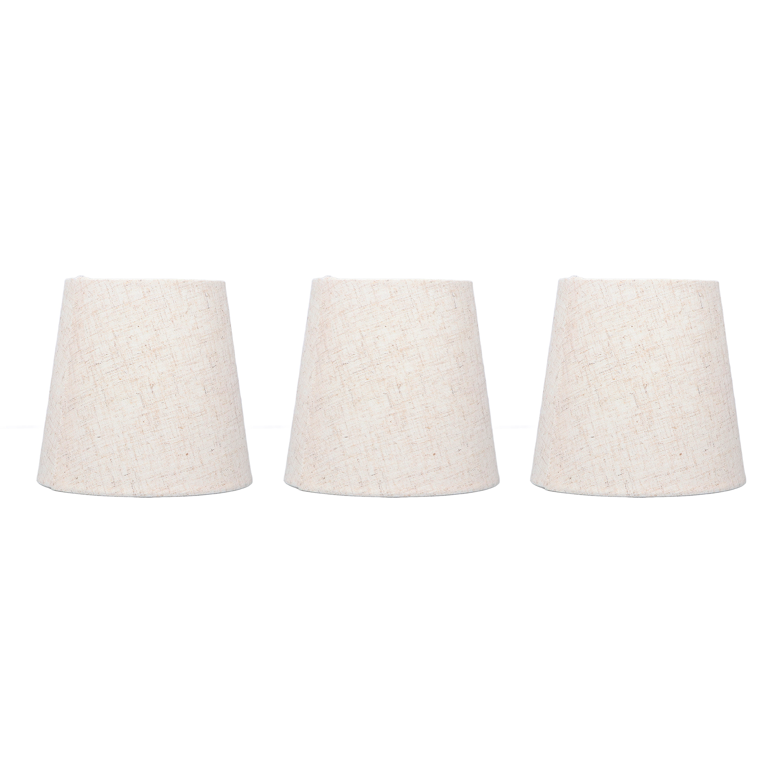 Kronleuchter-überzug Aus Leinen, 14 X 13 X 10 Cm – Moderner Lampenschirm Für Wandlampe Oder Kerze – 3-teilig