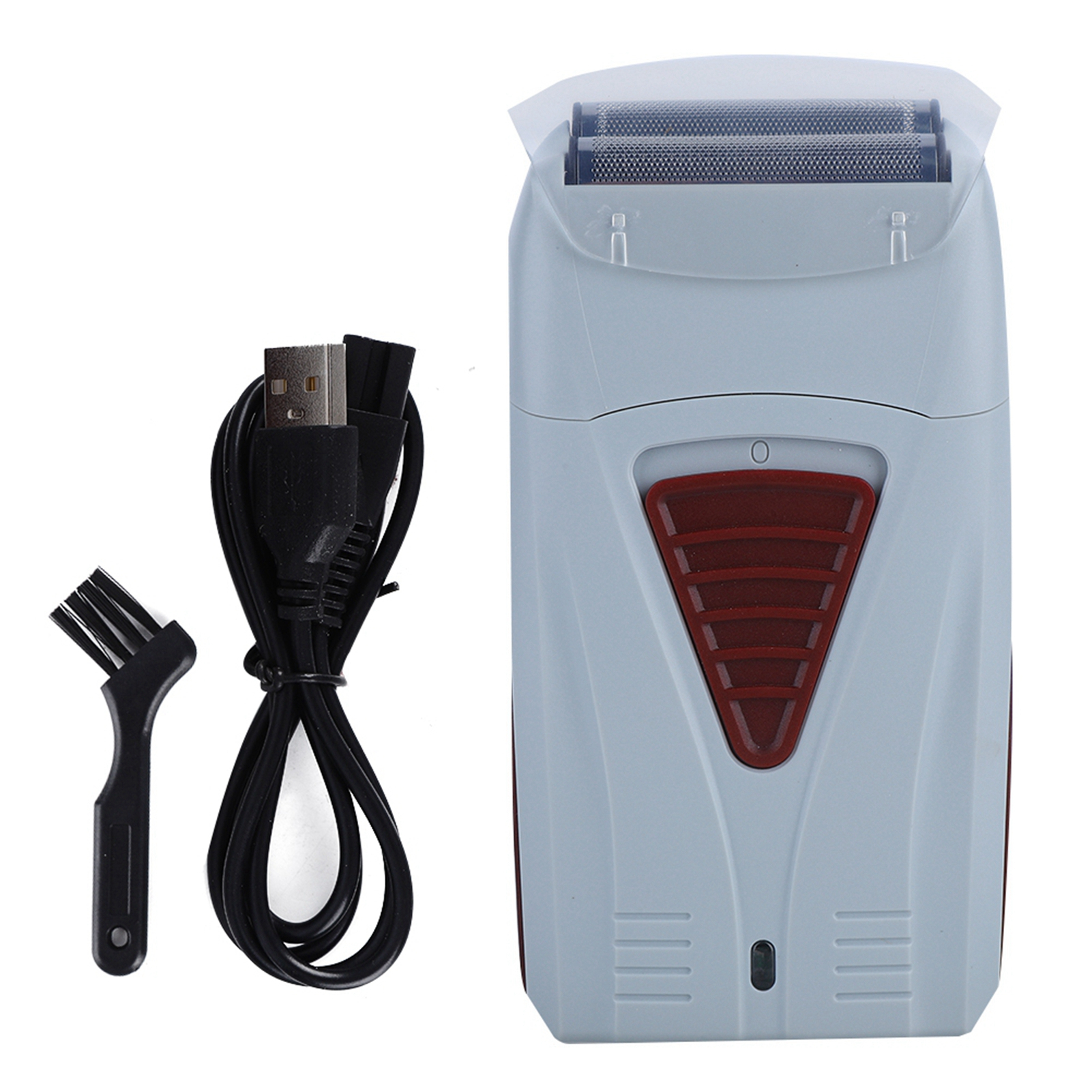 Wiederaufladbarer Herren-doppelkopftrimmer Mit Elektrischem Hubrasierer
