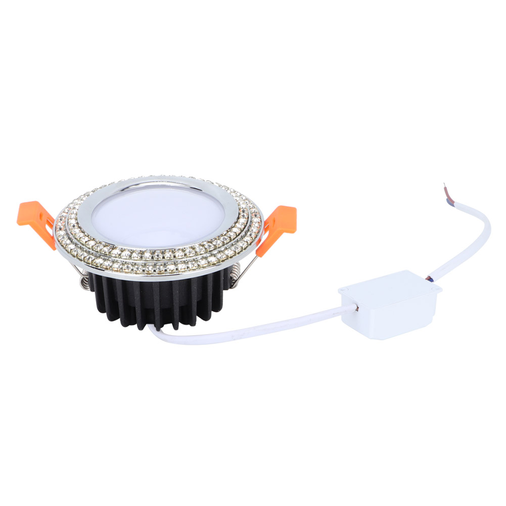 7-w-rgb-led-deckenleuchte Mit Mehreren Farben, Wlan-steuerung, Wechselstrom 85–265 V, Silberner Ring