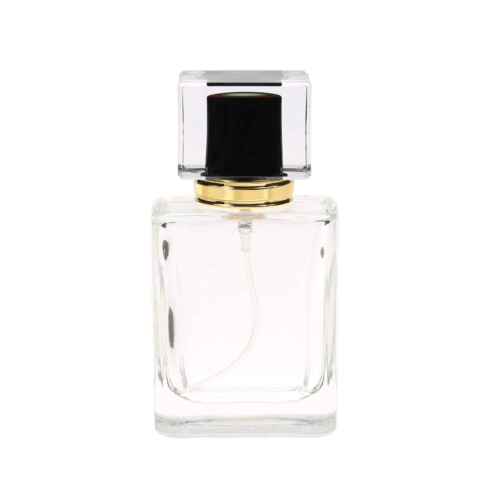 50 Ml Nachfüllbare Schwarze Metall-sprühflasche – Tragbarer Reiseparfümzerstäuber