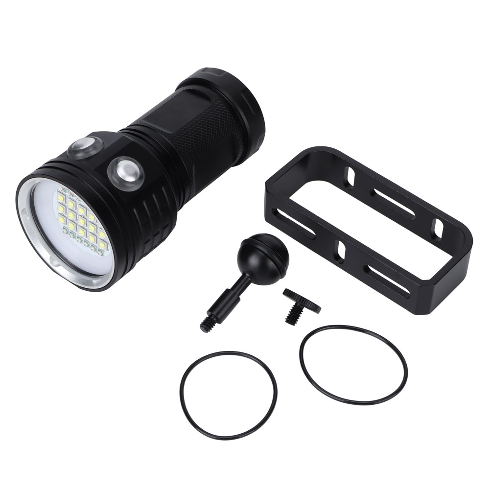 Leistungsstarke Led-tauchlampe, Ip68 Wasserdicht Für Tauchen, Schwimmen Und Nachtwandern B15