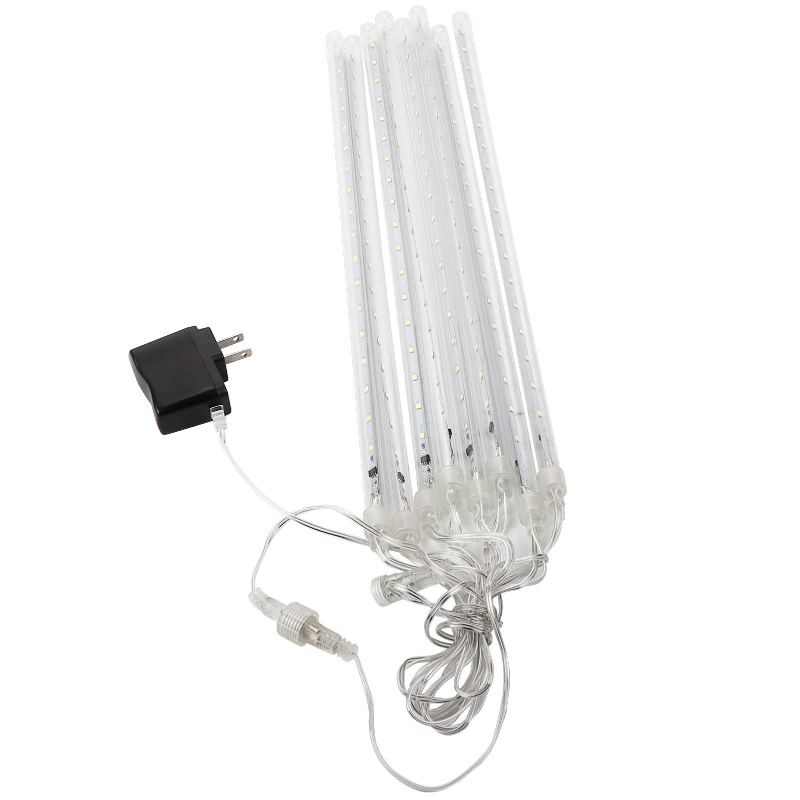 Wasserdichte Led-lichterkette Smd2835, 8 Röhren, 50 Cm, Weiß, Us-stecker
