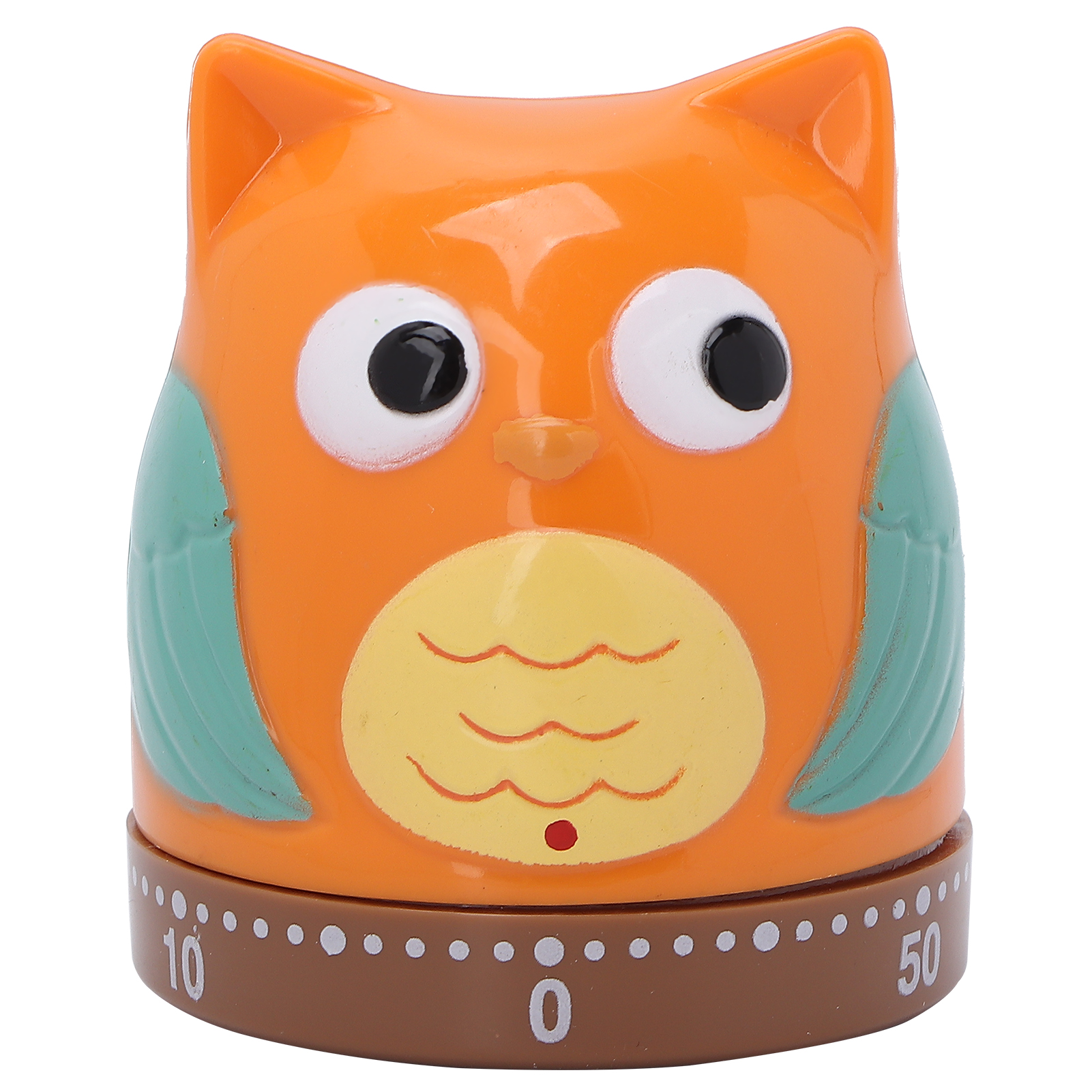 Niedlicher Mechanischer 60-minuten-timer Mit Countdown Zum Lernen – Aufzieh-timer Mit Drehbarem Cartoon-motiv
