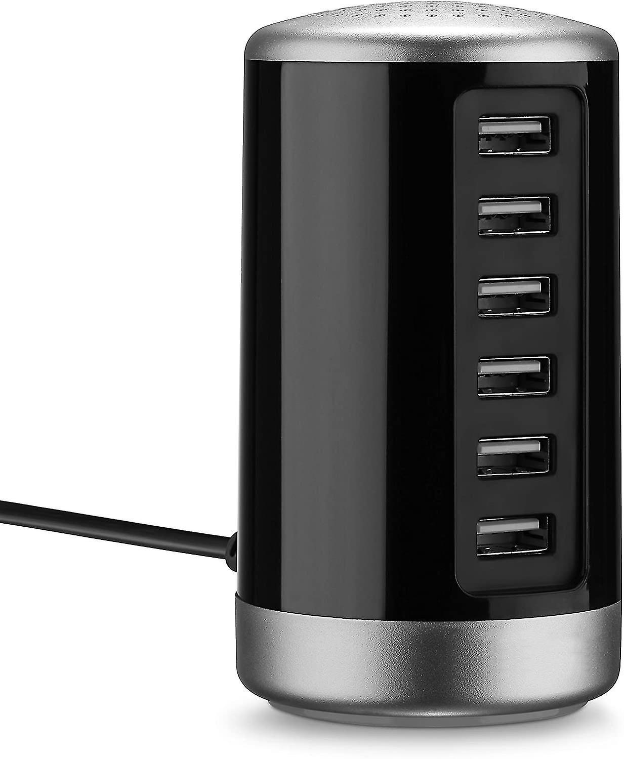 6-port 30w Usb-wandladegerät, Usb-ladestation Für Den Schreibtisch