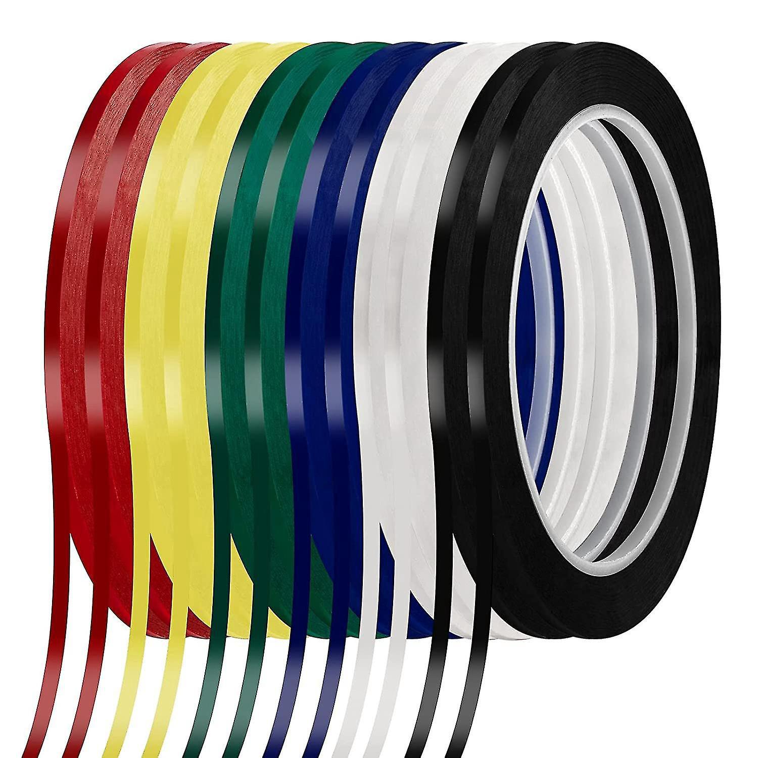 12 Rollen 3 Mm (1/8 Zoll) Whiteboard-klebeband, Feines Streifenband, Trocken Abwischbares Whiteboard-klebeband, Rastergrafikmarkierung.