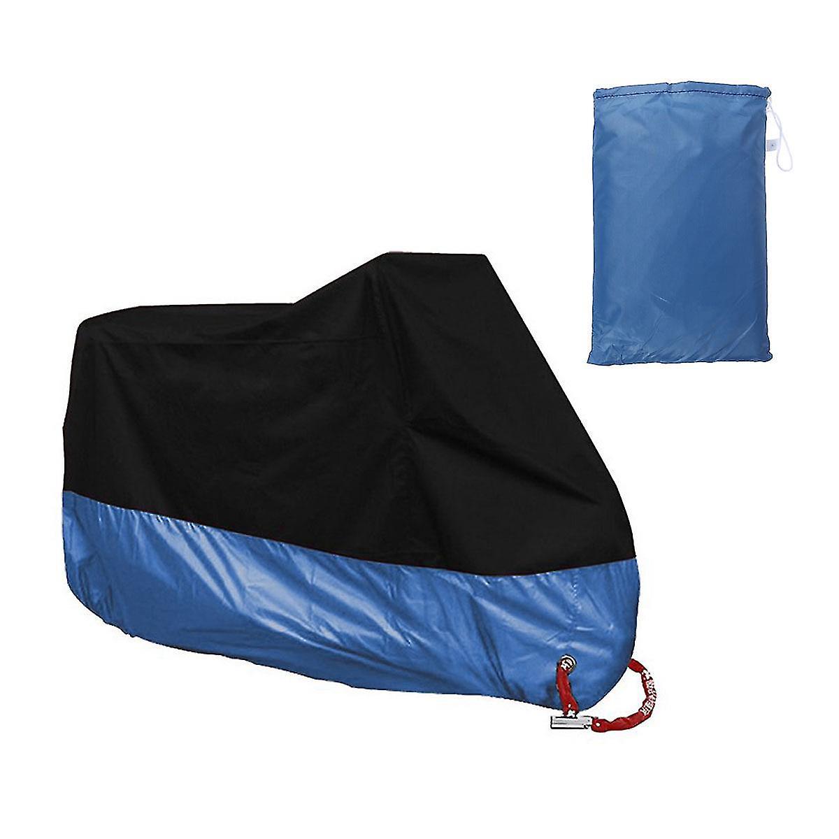 Universelle Schutzhülle Für Motorräder, Quads Und Roller, Wasserdicht, Staubdicht Und Uv-beständig - Größe Xl (schwarz Und Rot)