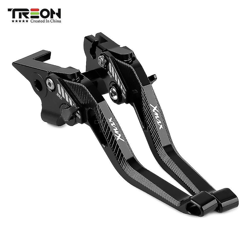 Schwarze Cnc-gefräste Brems- Und Kupplungshebel Aus Aluminium Für Yamaha Xmax 125, 250, 300 Und 400 Motorräder (xmax250, Xmax300, Xmax400).