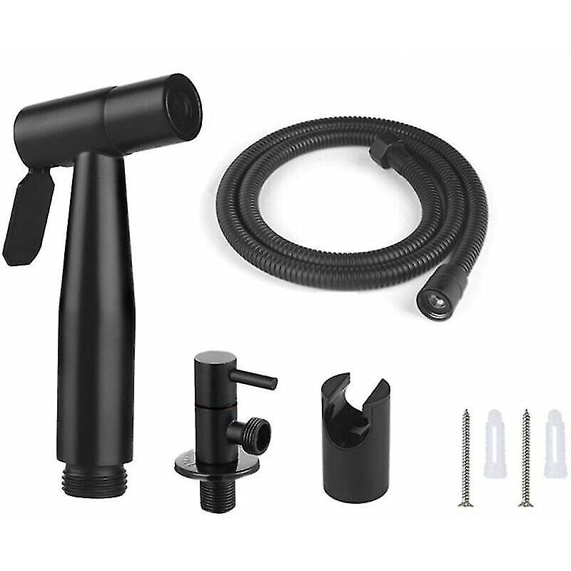 -dusche Mit Integriertem Bidet, 150 Cm, Schwarz-