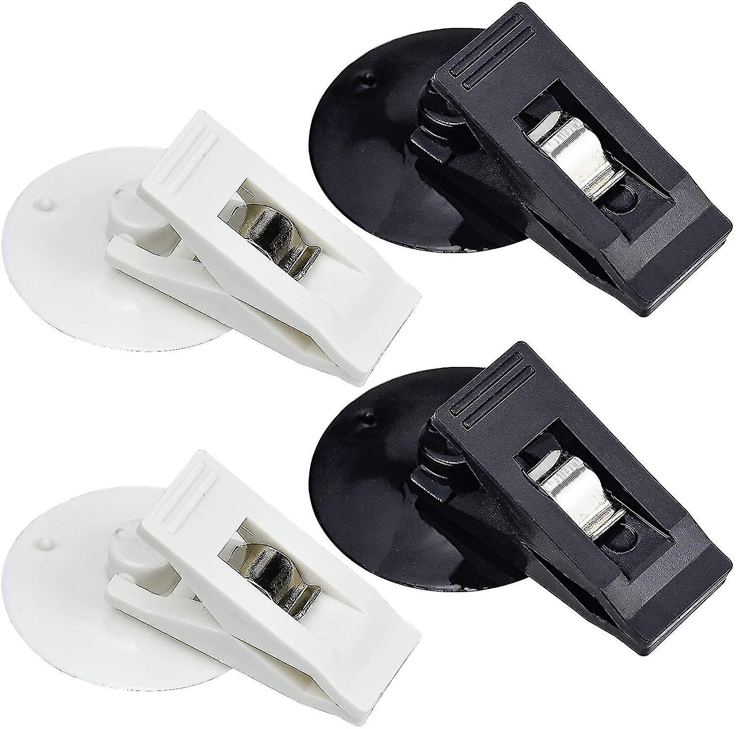 Set Aus 2 Parktickethaltern Mit Saugnapf, Notizblockhalter, Plastikkartenhalter, Weiß/schwarz, Windschutzscheibenhalterung, Parkticketclips.