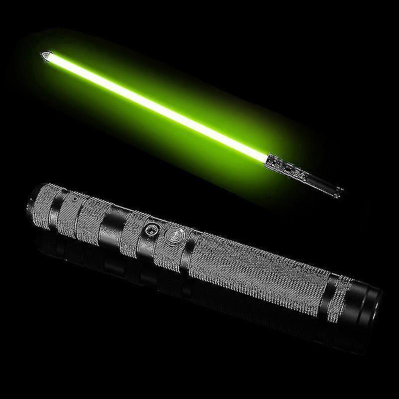 Elektronisches Rgb-lichtschwert Mit 7 Variablen Farben Und Soundeffekten – Schwarz