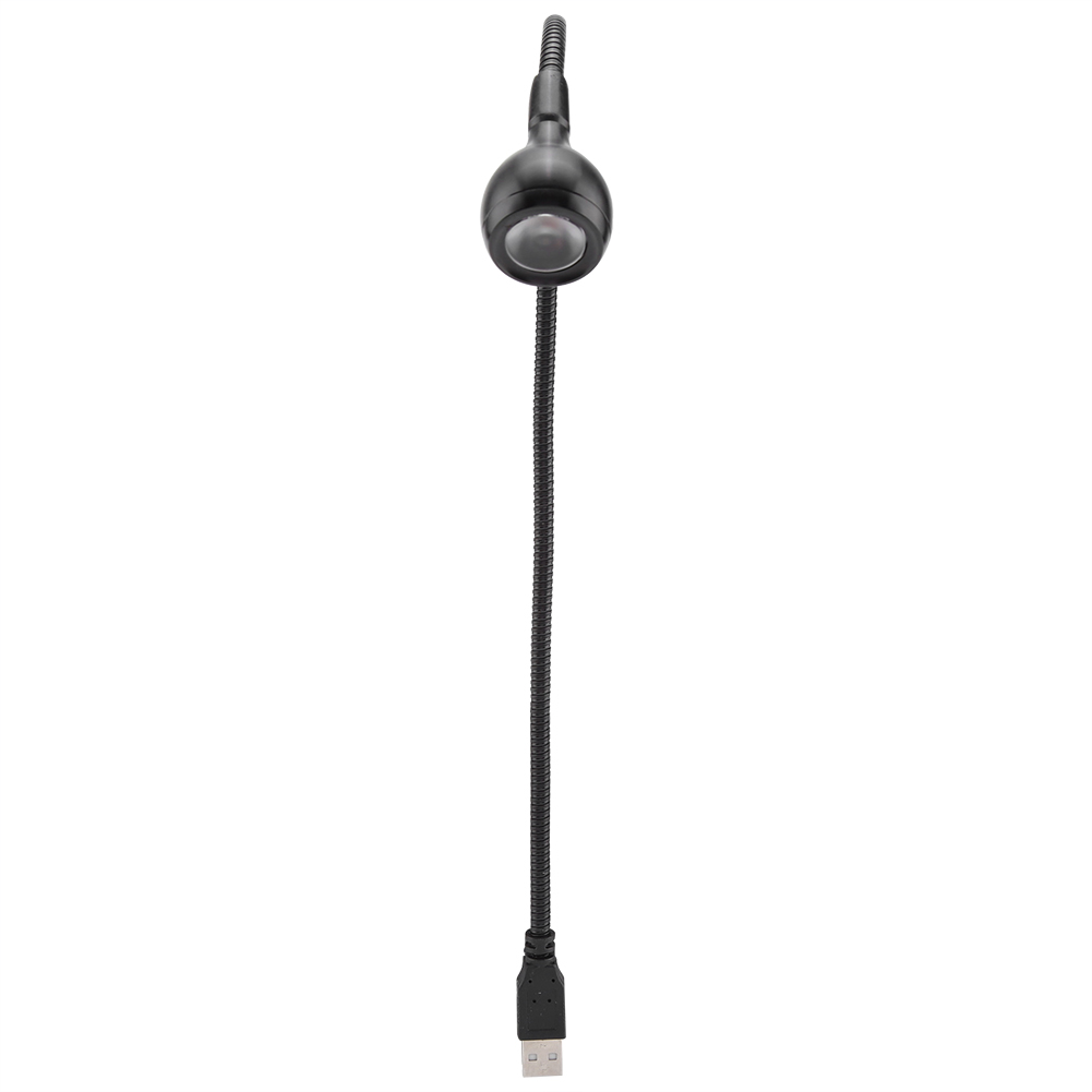 1w Flexible Usb-leselampe, Warmes Licht, Tragbar Für Die Nacht (schwarz + Warmweiß)